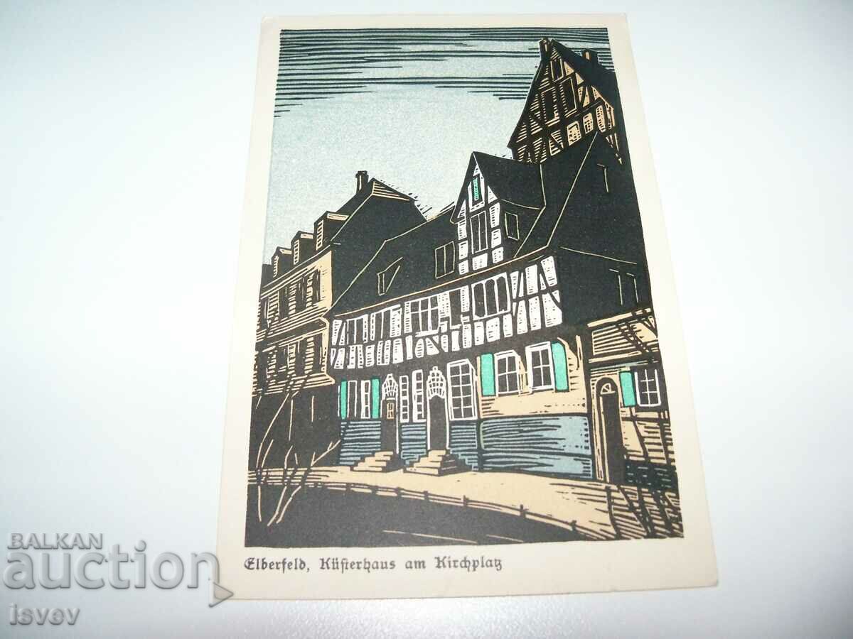 Auction  Two old German postcards, art