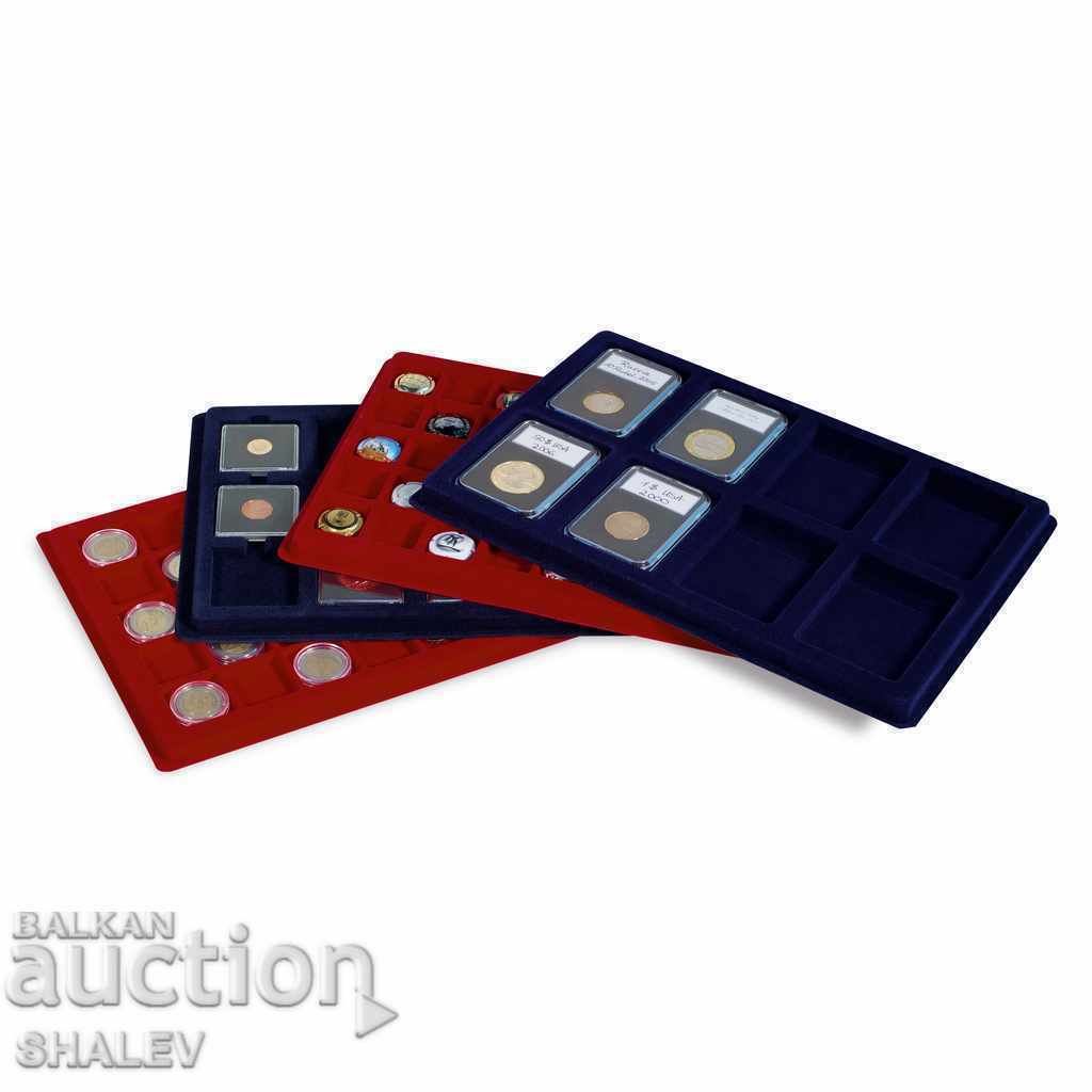 Delivery of Coin trays in slabs (2 pcs./pack) blue in color (1299). Delivery of Coin trays in slabs (2 pcs./pack) blue in color (1299).