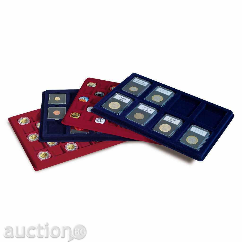 Coin trays in slabs (2 pcs./pack) blue in color (1299). with price 23.89 BGN | € 12.21 Coin trays in slabs (2 pcs./pack) blue in color (1299). with price 23.89 BGN | € 12.21