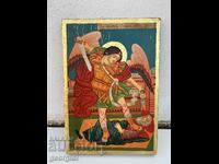 Hand-painted icon of St. Archangel Michael. №2379