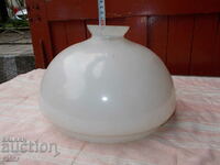 Old large lampshade for gas chandelier, gas lamp