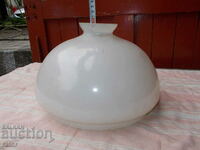 Old large lampshade for gas chandelier, gas lamp