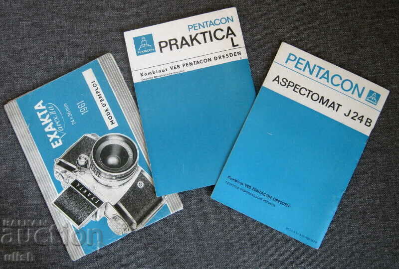 Pentacon Praktica Exakta камера фотоапарат ръководство Х 3