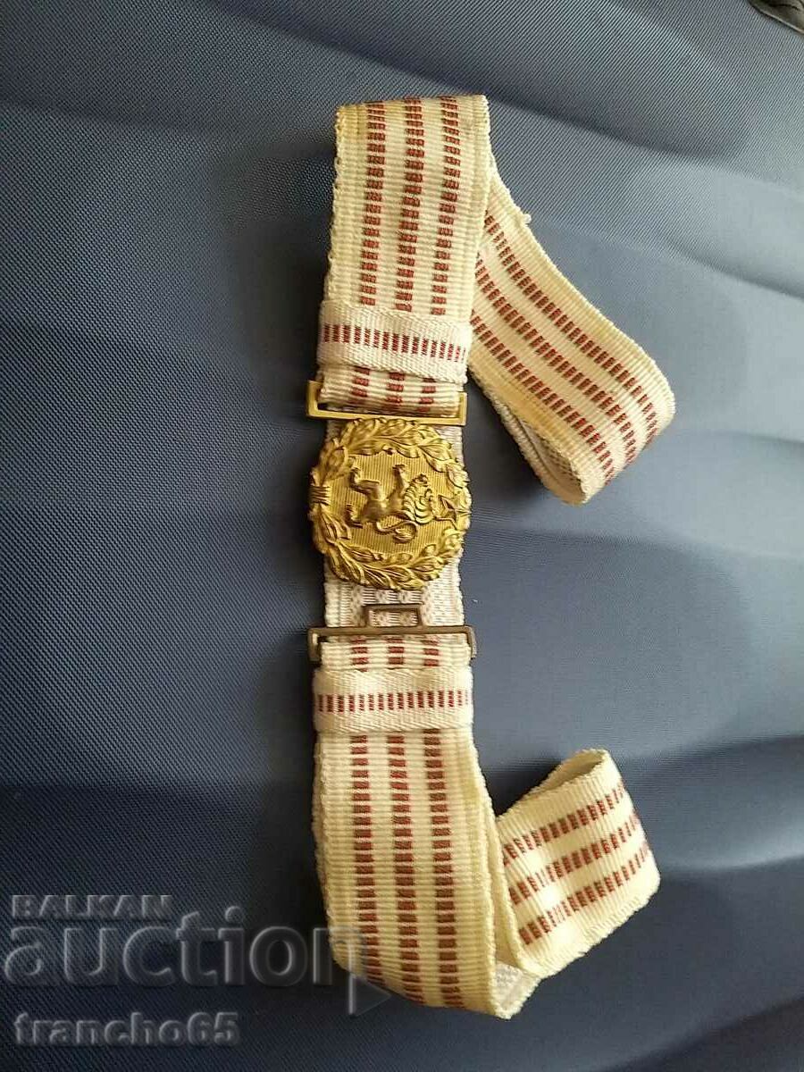 Officer's belt, parade (scarf with bleach)