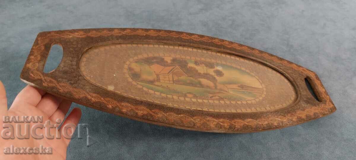 Old wooden tray - 5
