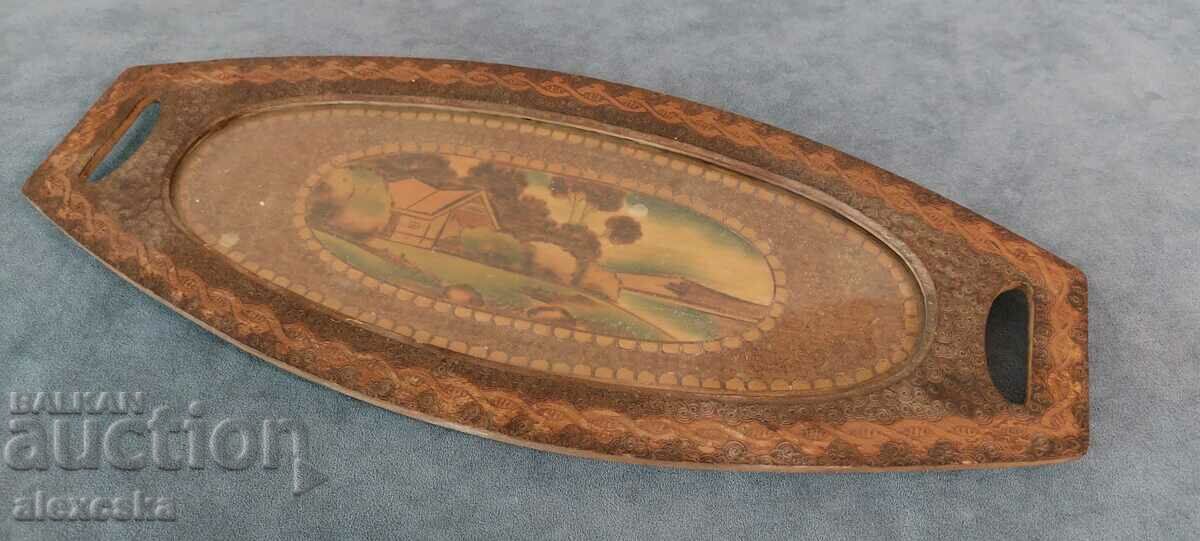 Old wooden tray - 7