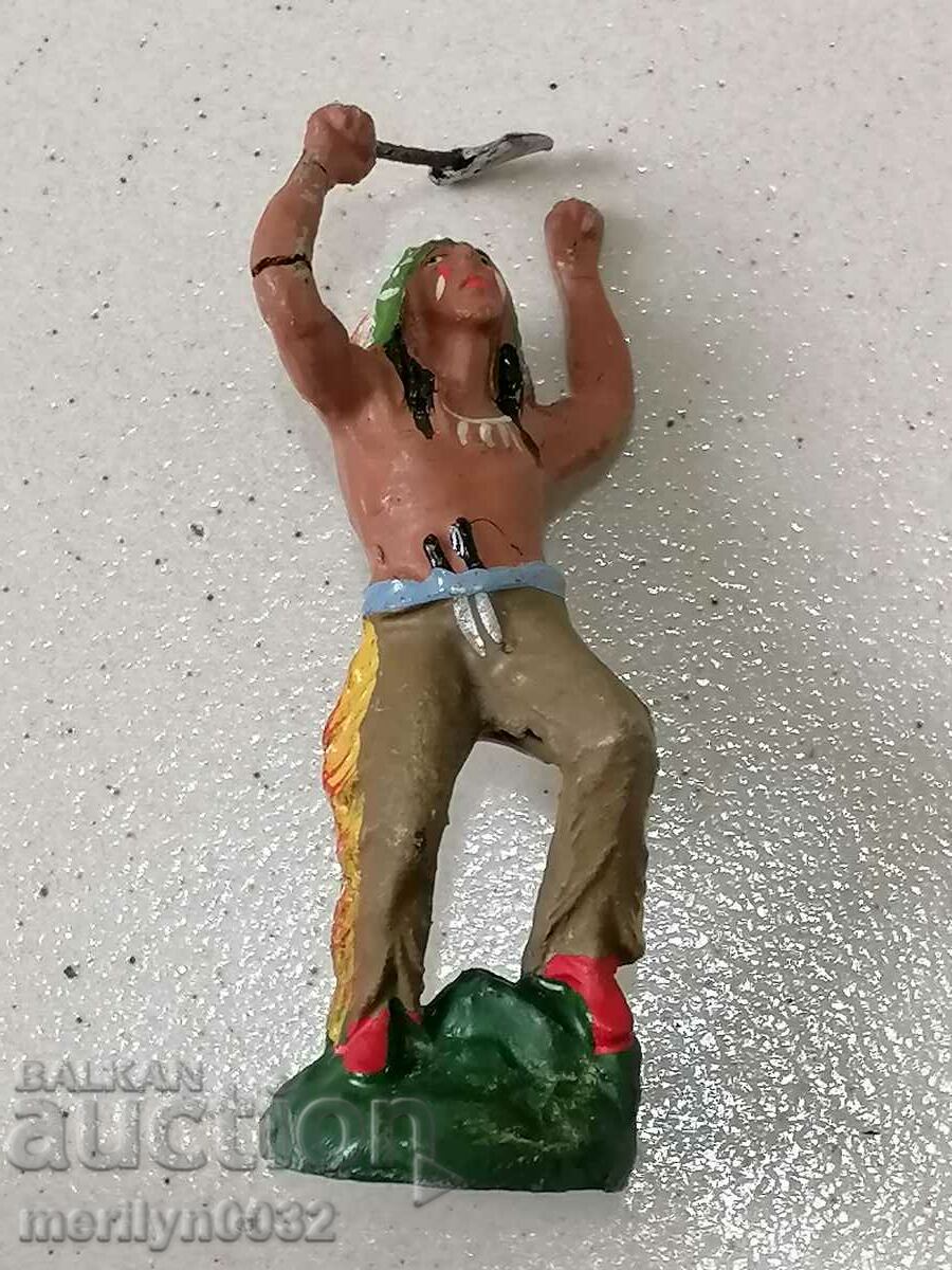 Παράδοση Ινδική φιγούρα ELASTOLIN Γερμανία 20-30 χρόνια πλαστικό