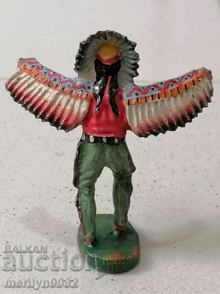 Delivery of Indian figure ELASTOLIN Germany 20-30 years of plastic