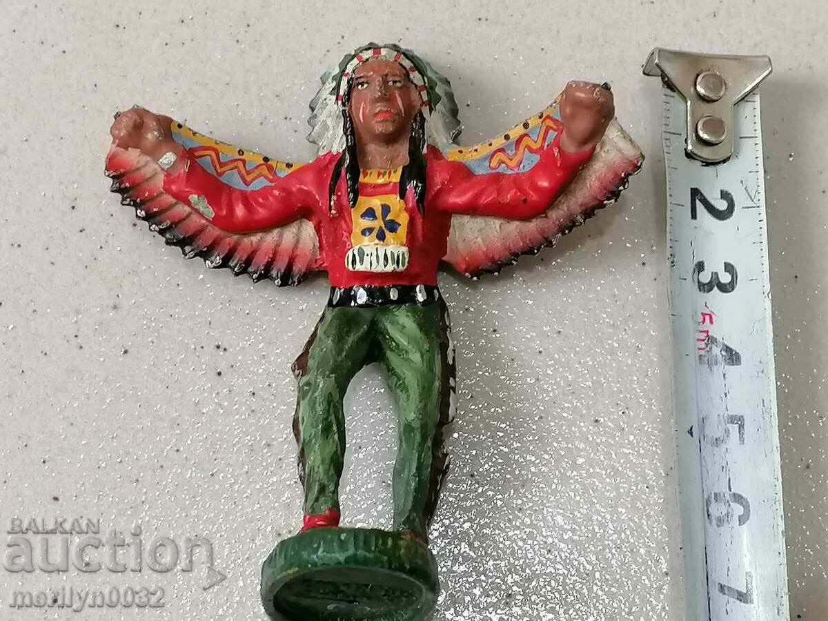 Indian figure ELASTOLIN Germany 20-30 years of plastic - 6