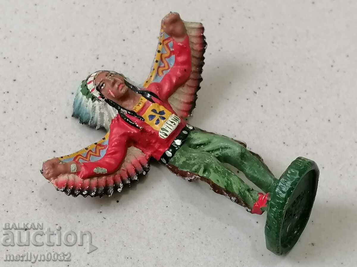 Indian figure ELASTOLIN Germany 20-30 years of plastic - 7