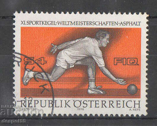 1976. Αυστρία. Παγκόσμιο Πρωτάθλημα Μπόουλινγκ.