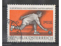 1976. Austria. Campionatul Mondial de bowling.