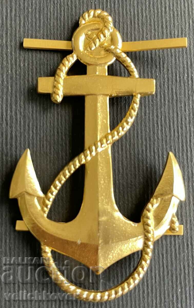 32339 USSR sign Anchor from a naval uniform from the 70s