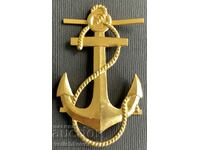 32339 USSR sign Anchor from a naval uniform from the 70s