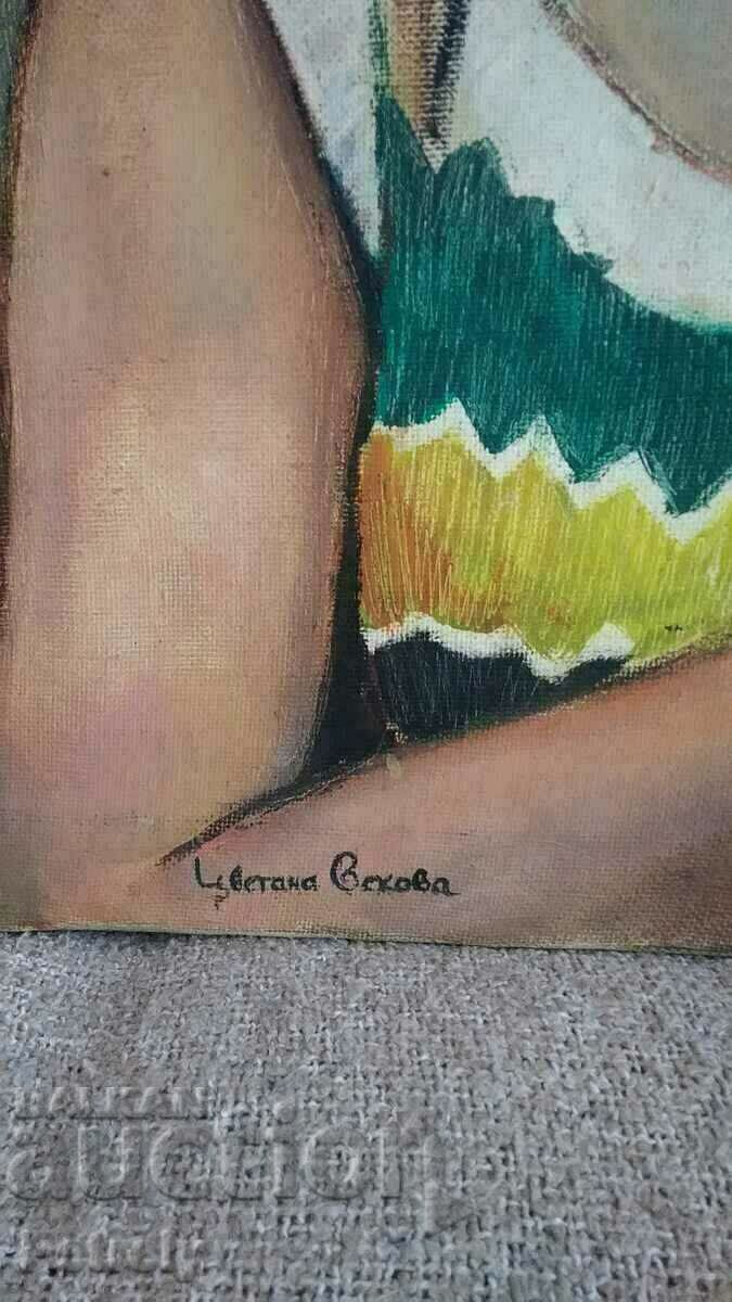 Δημοπρασία Παλιός πίνακας της Τσβετάνα Βέκοβα