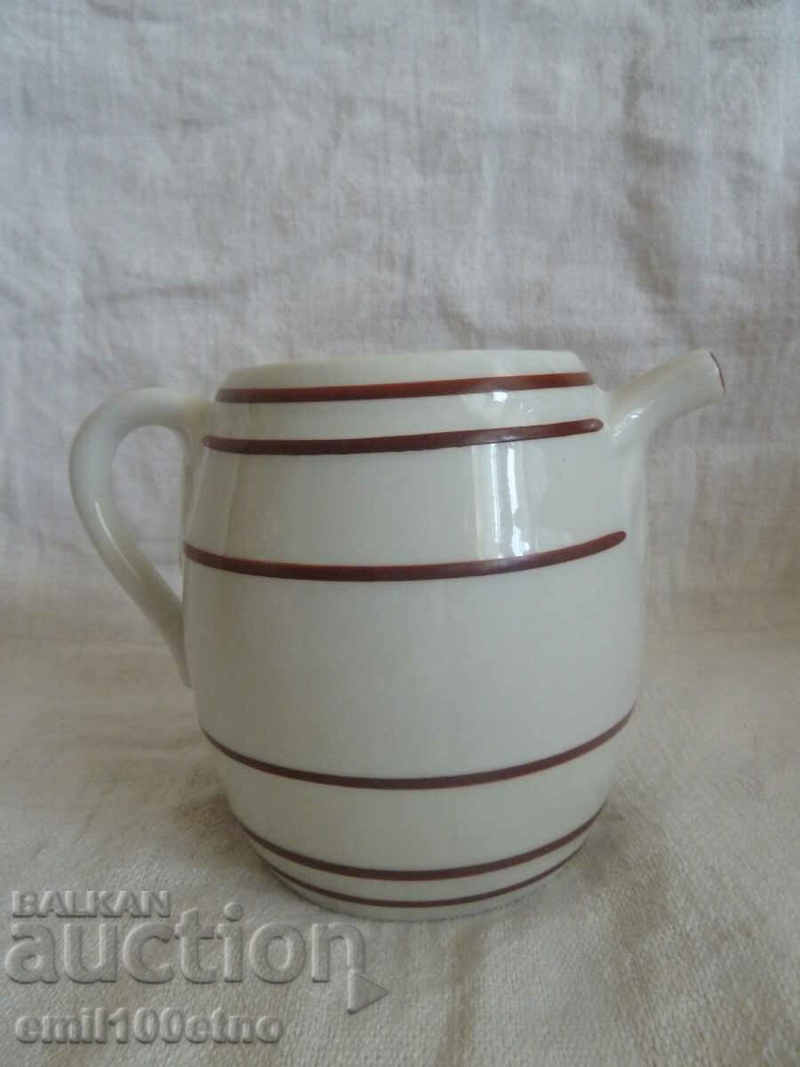 Jug Bure souvenir old Bulgarian porcelain with price 8.00 BGN | € 4.09 Jug Bure souvenir old Bulgarian porcelain with price 8.00 BGN | € 4.09