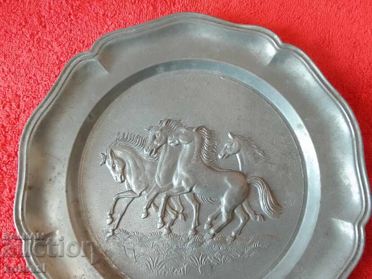 Auction Metal wall plate Con Kone Germany marked Auction Metal wall plate Con Kone Germany marked
