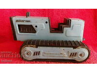Veche jucărie metalică socială Tractor cu lanț BULGAR