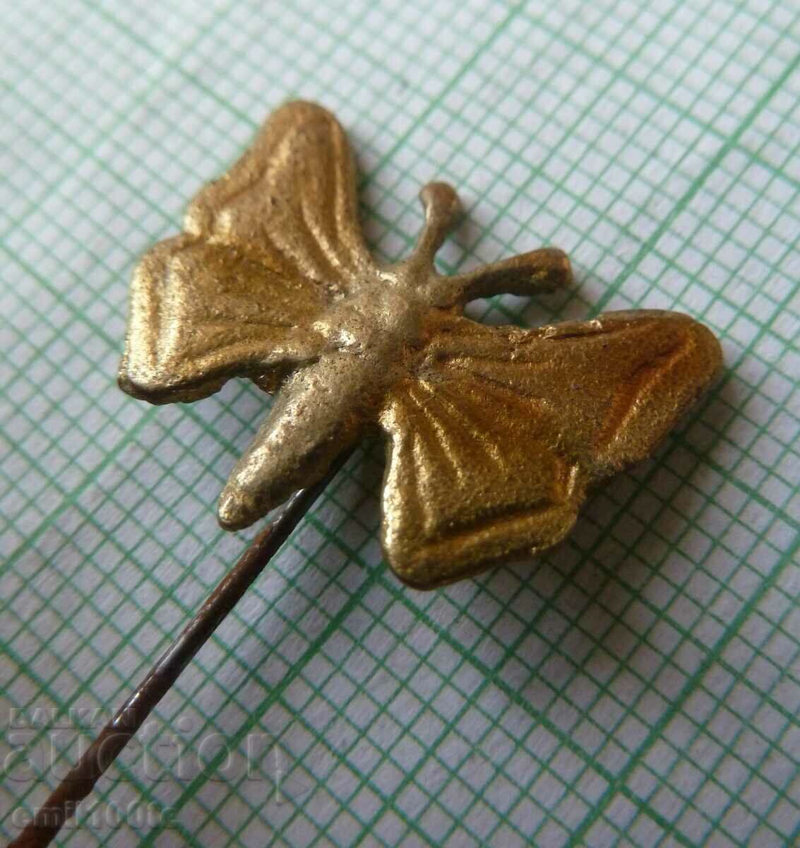 Old bronze badge - Butterfly with price 3.00 BGN | € 1.53 Old bronze badge - Butterfly with price 3.00 BGN | € 1.53