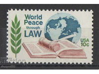 1975. САЩ. Световен мир чрез закон.