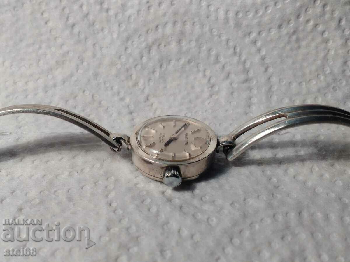 SILVER WOMEN'S WATCH - PRATINA - 5 SILVER WOMEN'S WATCH - PRATINA - 5