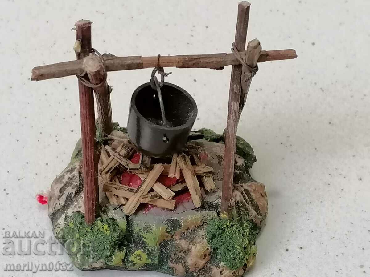 Boiling boiler figure ELASTOLIN Germany 1930 elastolin toy - 5 Boiling boiler figure ELASTOLIN Germany 1930 elastolin toy - 5