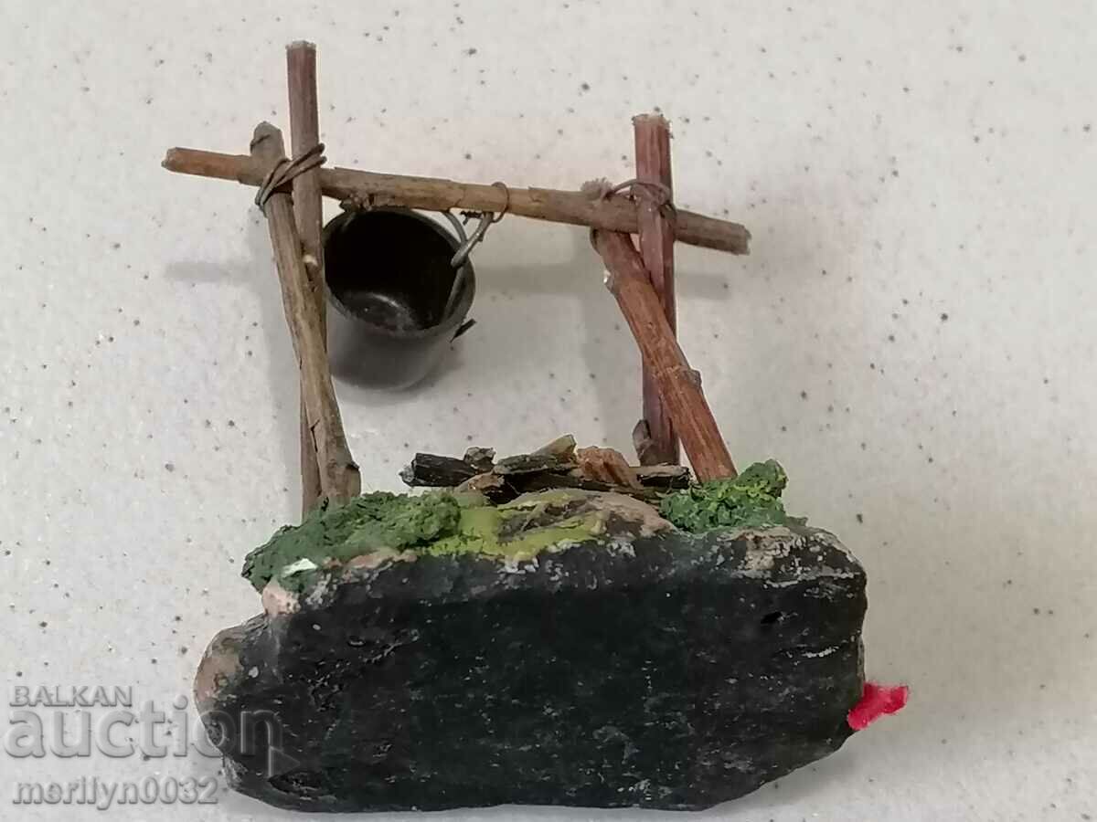 Boiling boiler figure ELASTOLIN Germany 1930 elastolin toy - 6 Boiling boiler figure ELASTOLIN Germany 1930 elastolin toy - 6