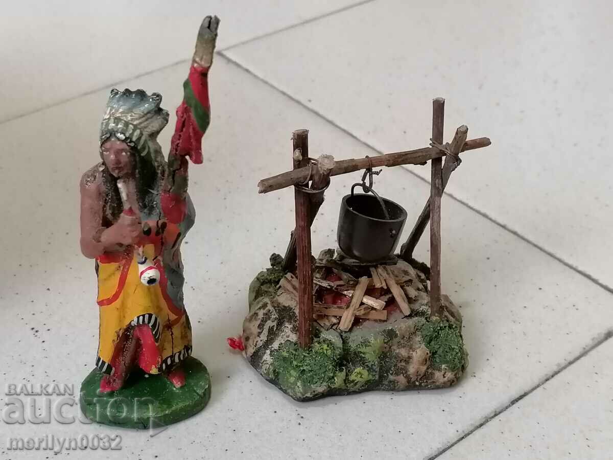 Boiling boiler figure ELASTOLIN Germany 1930 elastolin toy - 7 Boiling boiler figure ELASTOLIN Germany 1930 elastolin toy - 7