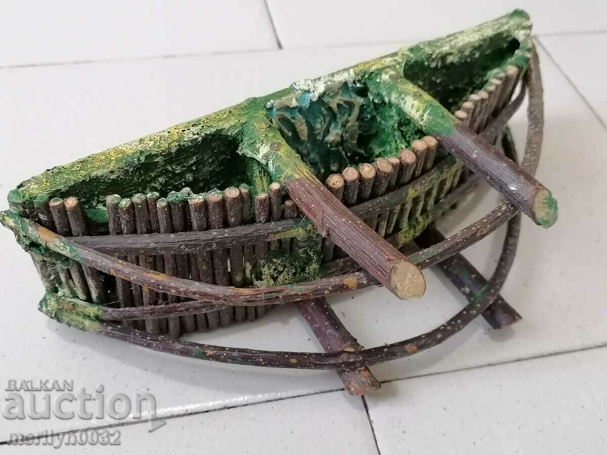 Auction  Wooden bridge figure ELASTOLIN Germany 1930 elastolin toy