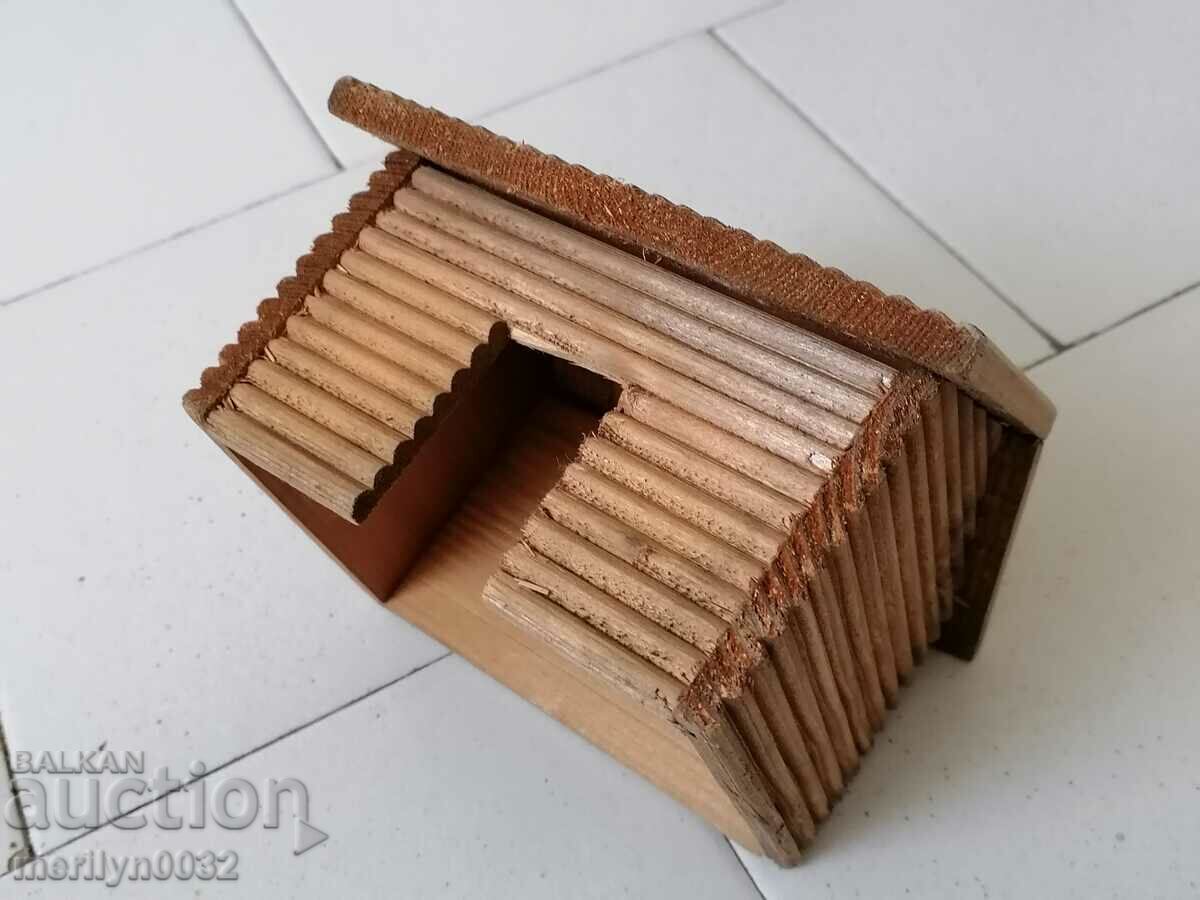 Delivery of House Fort figure ELASTOLIN Germany 1930 elastolin toy Delivery of House Fort figure ELASTOLIN Germany 1930 elastolin toy