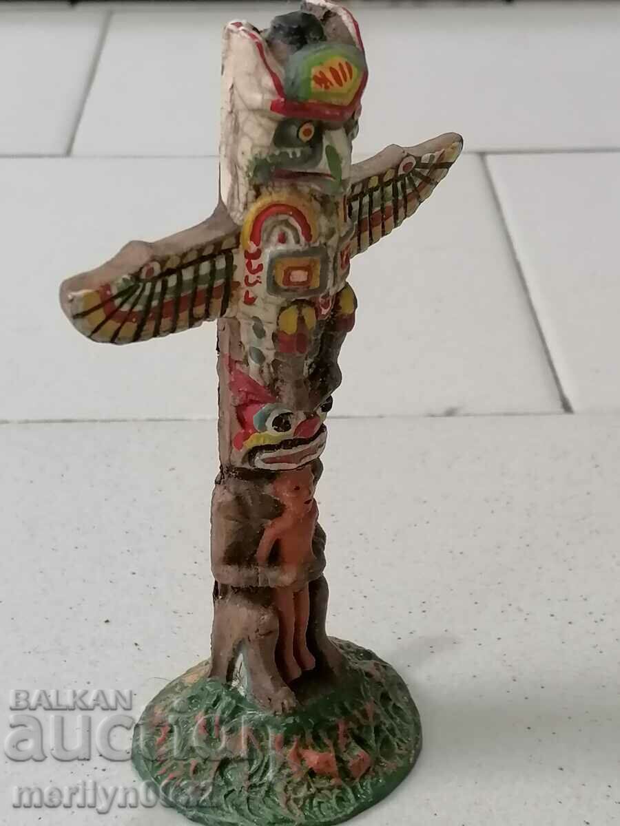 Totem figure ELASTOLIN Germany 1930 elastolin toy with price 89.00 BGN | € 45.50 Totem figure ELASTOLIN Germany 1930 elastolin toy with price 89.00 BGN | € 45.50