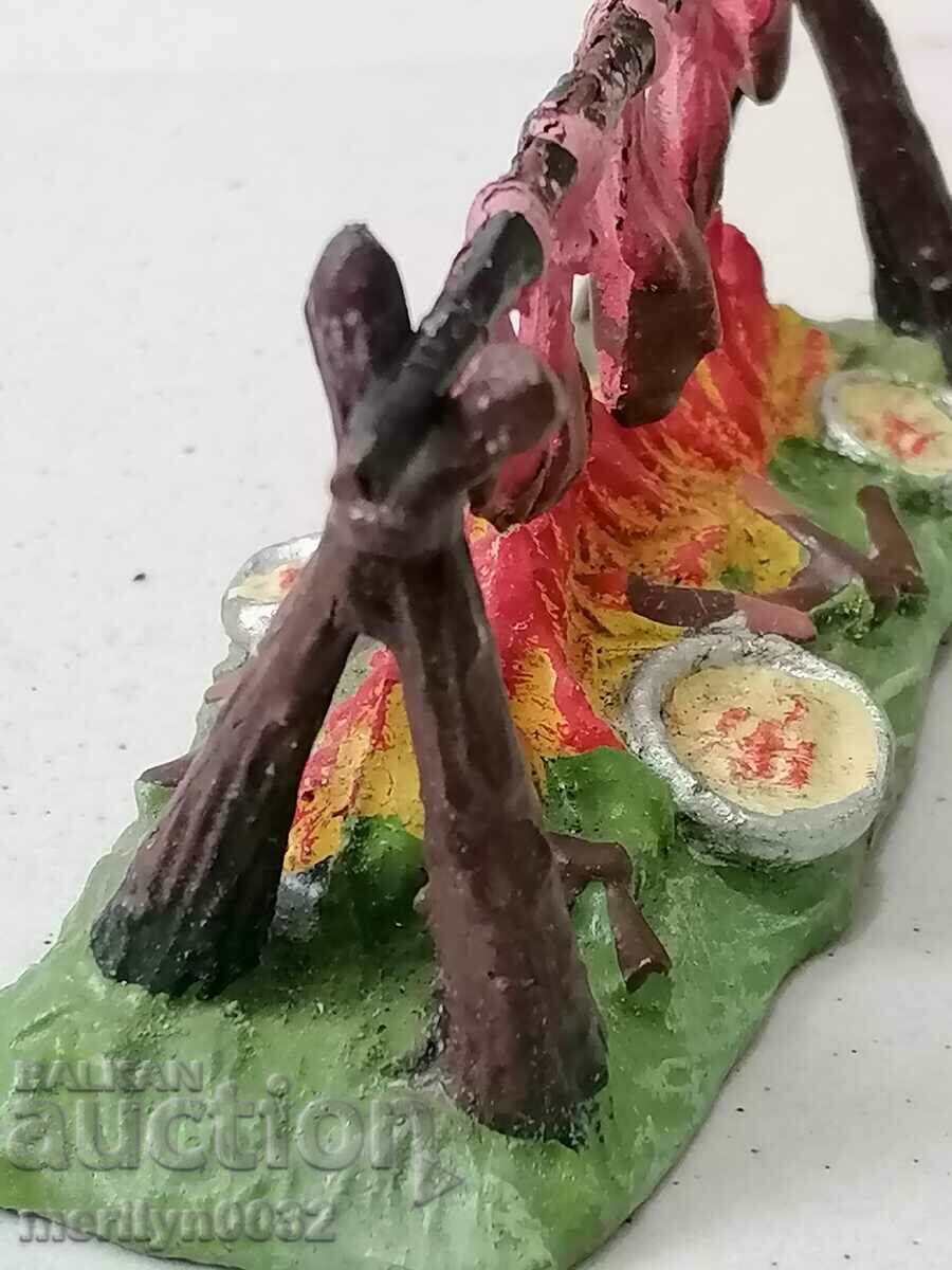 Auction Shish kebab figure ELASTOLIN Germany 1930 elastolin toy Auction Shish kebab figure ELASTOLIN Germany 1930 elastolin toy