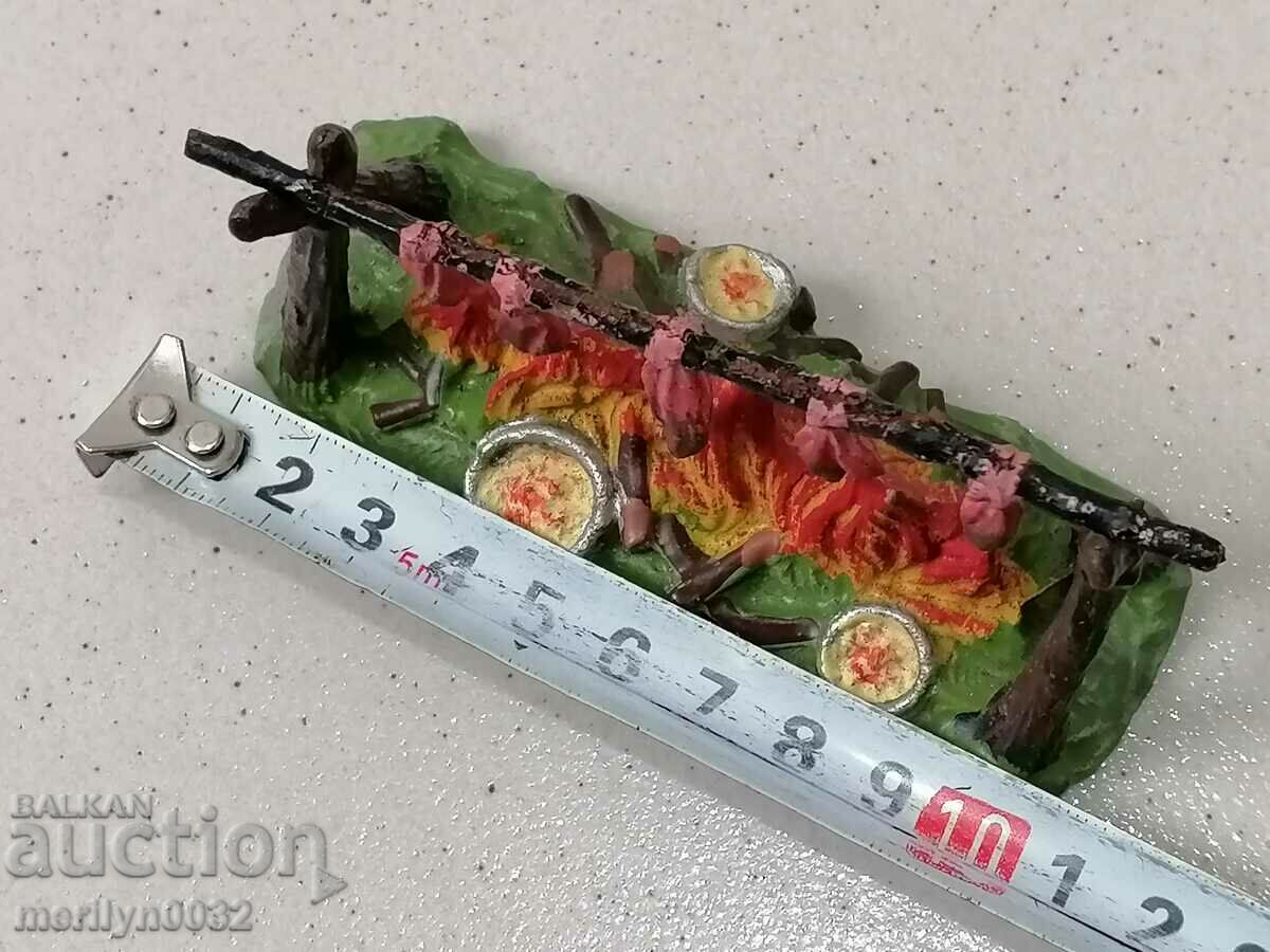 Shish kebab figure ELASTOLIN Germany 1930 elastolin toy - 6 Shish kebab figure ELASTOLIN Germany 1930 elastolin toy - 6