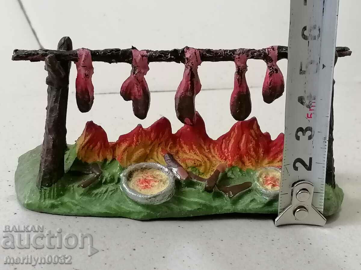 Shish kebab figure ELASTOLIN Germany 1930 elastolin toy - 7 Shish kebab figure ELASTOLIN Germany 1930 elastolin toy - 7