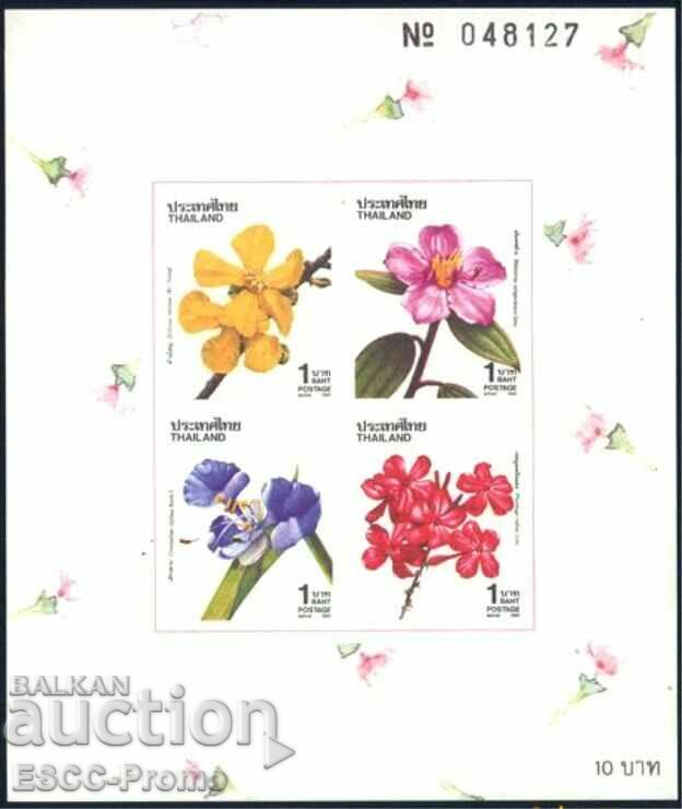 Bloc pur neperforat Flora Flowers 1992 din Thailanda