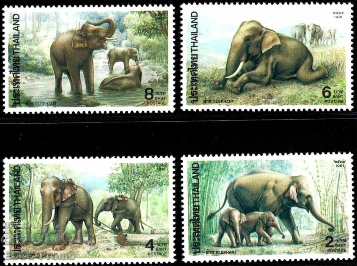 Pure brands Fauna Elephants 1991 from Thailand