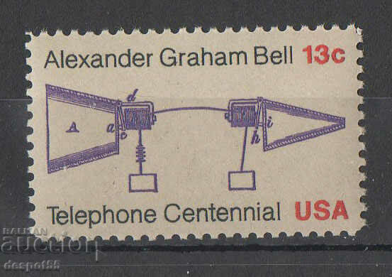 1976. USA. 100th anniversary of the phone.