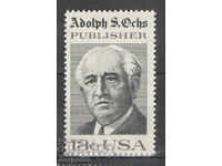 1976. SUA. Adolf S. Oaks - publicist.