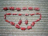 SET BRĂRĂRĂ BĂRĂRĂ COLIERE CORAI