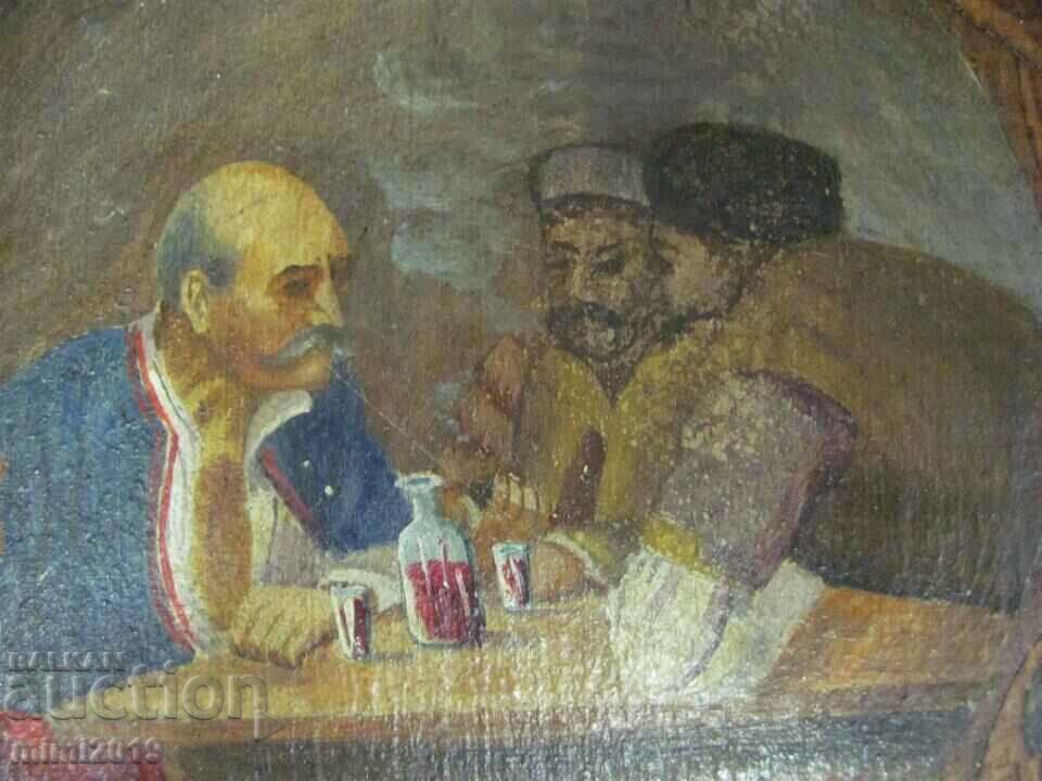 Auction  Old Master Drawing on a Wall Plate