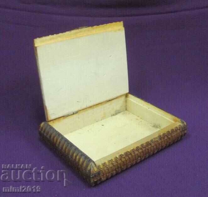 Old Wooden Cigarette Case Cigarette Case - 5 Old Wooden Cigarette Case Cigarette Case - 5