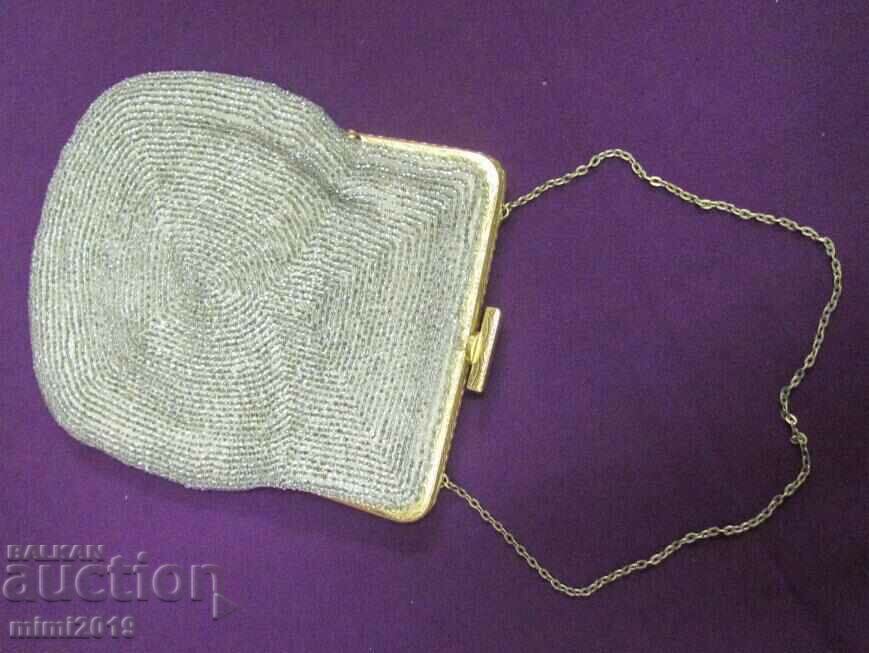 30's Handbag with beads - 6