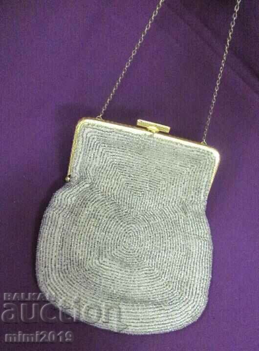 30's Handbag with beads - 7