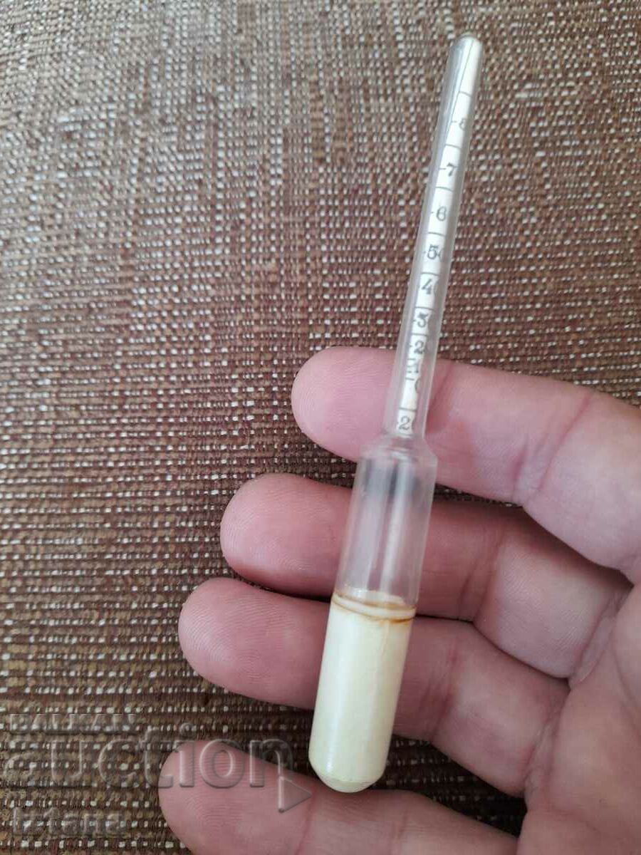 Old alcoholometer with price 20.00 BGN | € 10.23