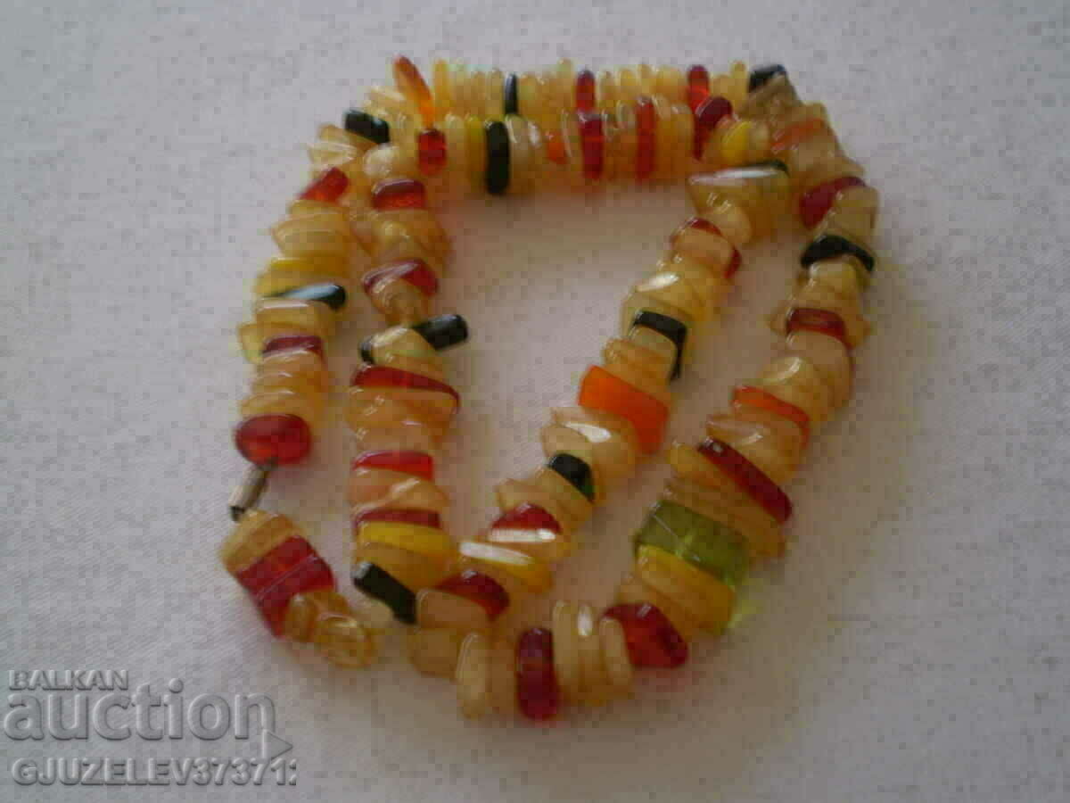 USSR catalin necklace and amber - 6 USSR catalin necklace and amber - 6