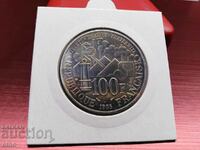 100 FRANCS, FRAKA, FRANCE 1985, coin 0.900