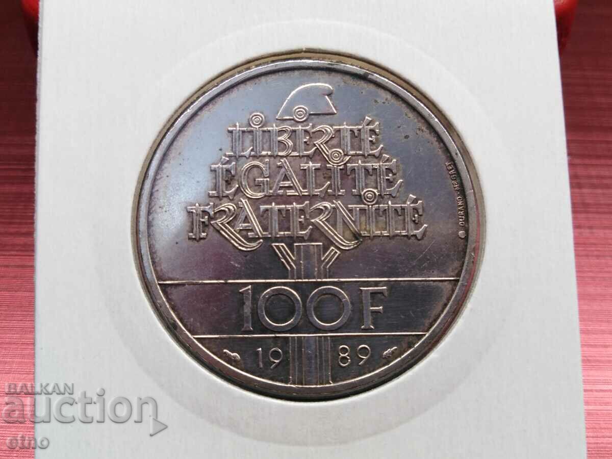 100 FRANCI, FRACKA, FRANTA 1989, moneda 0.900 cu preț 70.00 BGN | € 35.79 100 FRANCI, FRACKA, FRANTA 1989, moneda 0.900 cu preț 70.00 BGN | € 35.79