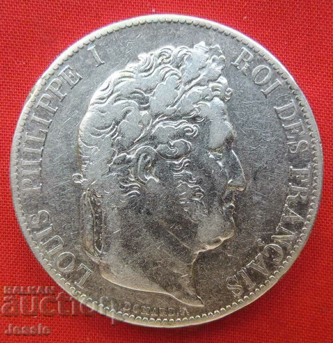 5 Francs 1846 A France with price 74.95 BGN | € 38.32 5 Francs 1846 A France with price 74.95 BGN | € 38.32