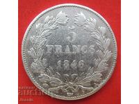 5 Φράγκα 1846 Α Γαλλία