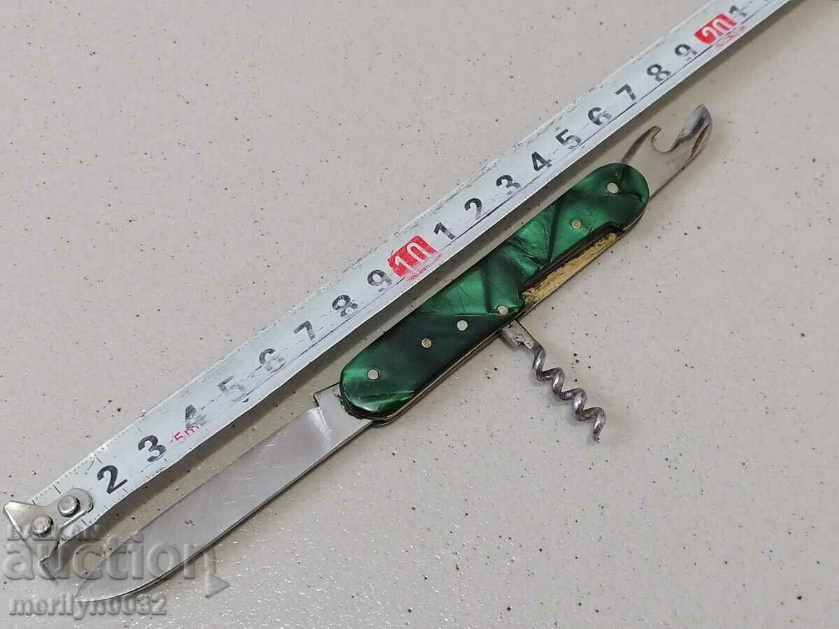 Old knife social period knife knife with corkscrew PRC - 5 Old knife social period knife knife with corkscrew PRC - 5